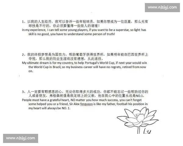 C罗的经典语录:激励人心的名言与人生哲学
